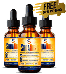 SodaBurn 3 bottle package, 30 mL amber dropper bottles